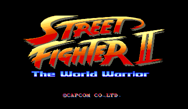 Street Fighter 2 Arcade Pantalla de título