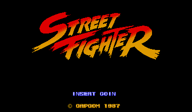 Street Fighter Arcade Pantalla de título